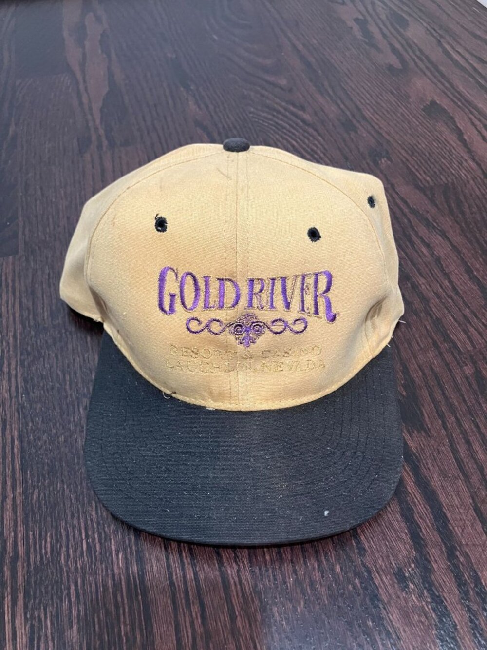 VTG Gold River Resort & Casino Laughlin Cap, Beige/Black/Purple, One Size
